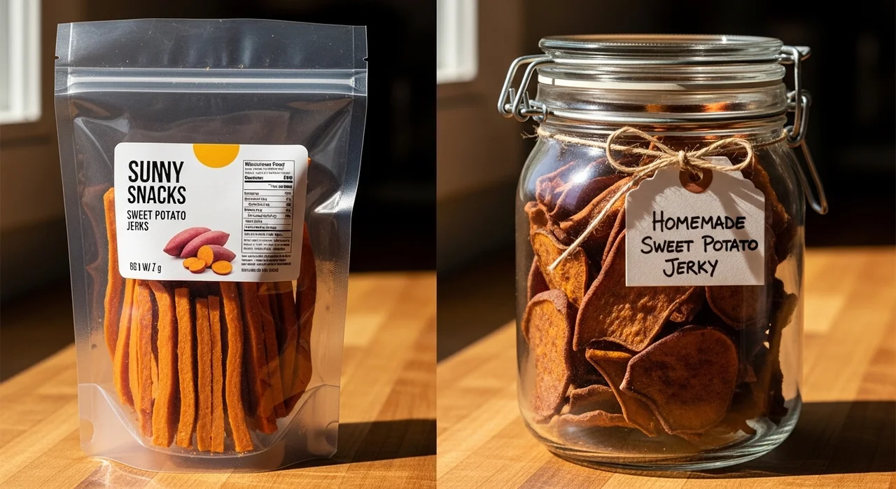 수제 말랭이 vs 시판 제품 비교