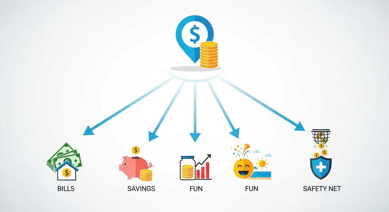 실전! 통장 쪼개기 4단계 실천 순서