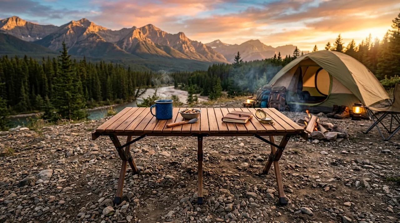 롤테이블 다리 수평 맞추기 완벽 가이드! 캠핑장 흔들림 3분 해결