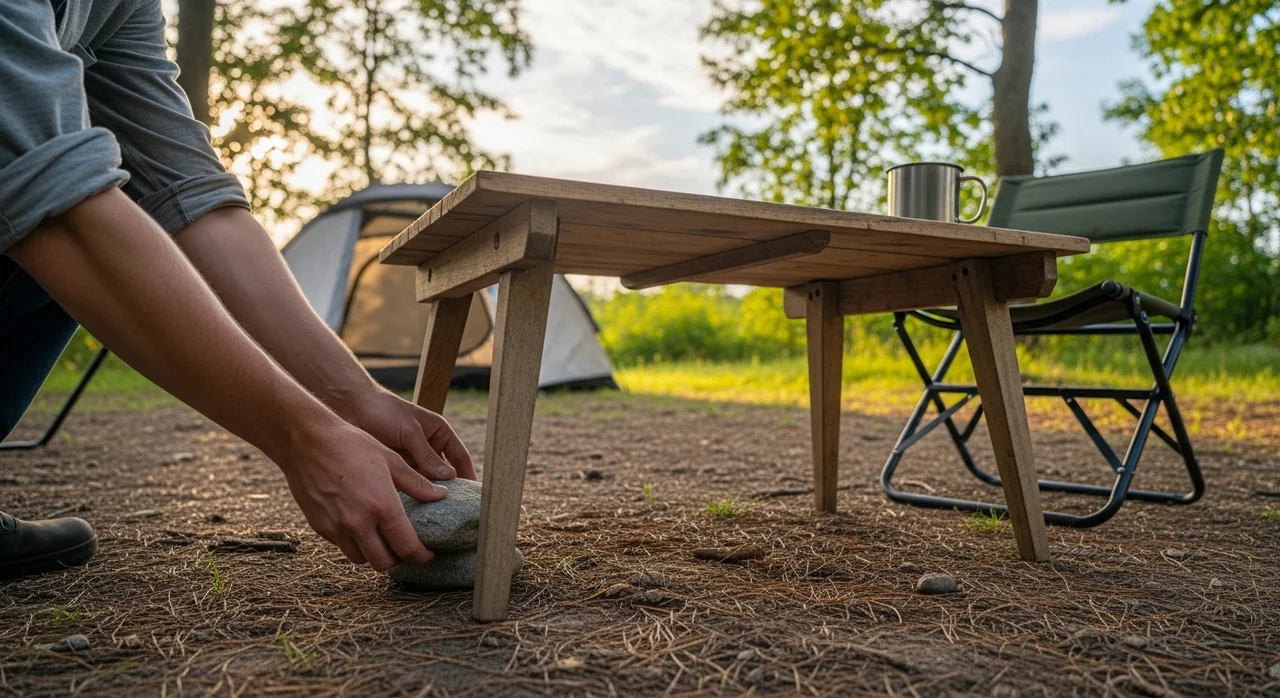 높이 조절 기능이 없는 테이블은 어떻게 할까?