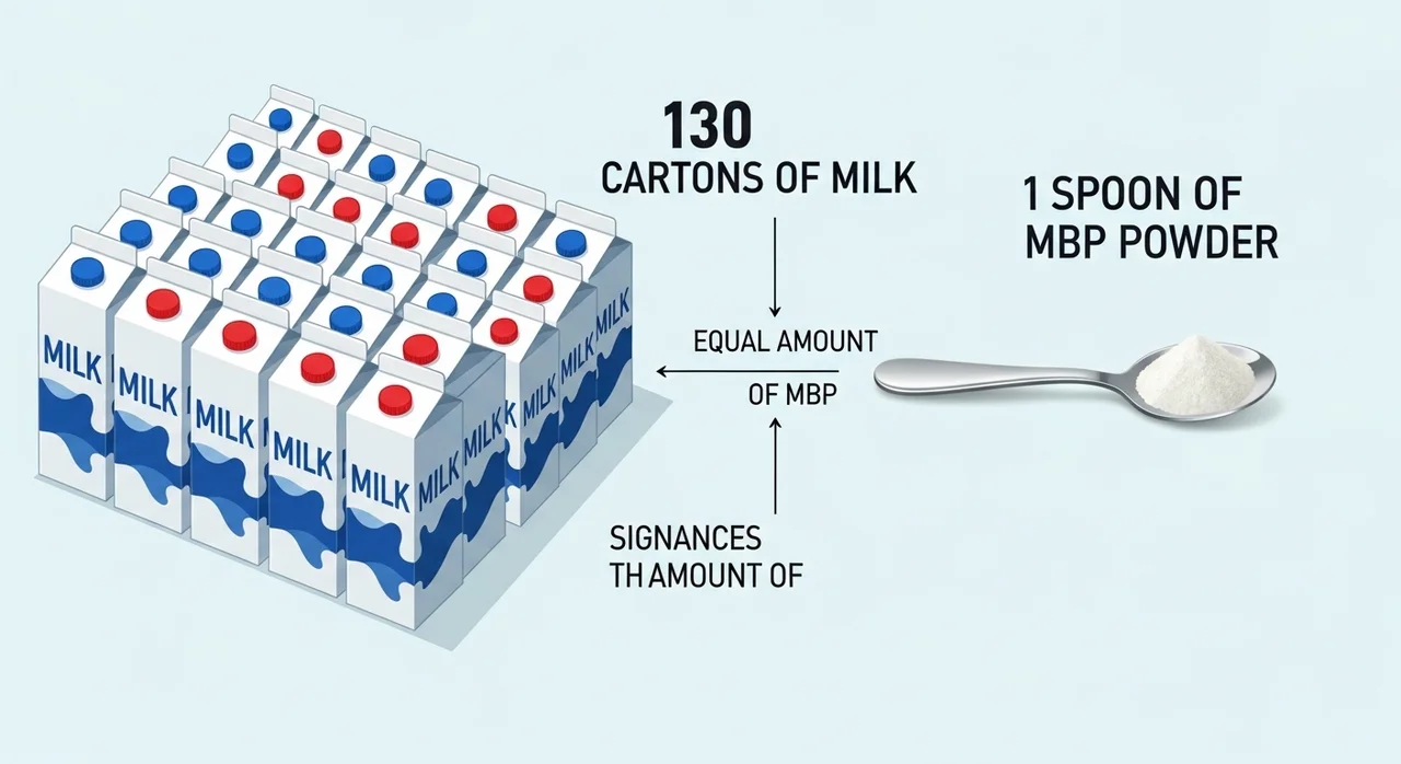 MBP 단백질 가루 권장량 및 영양 성분