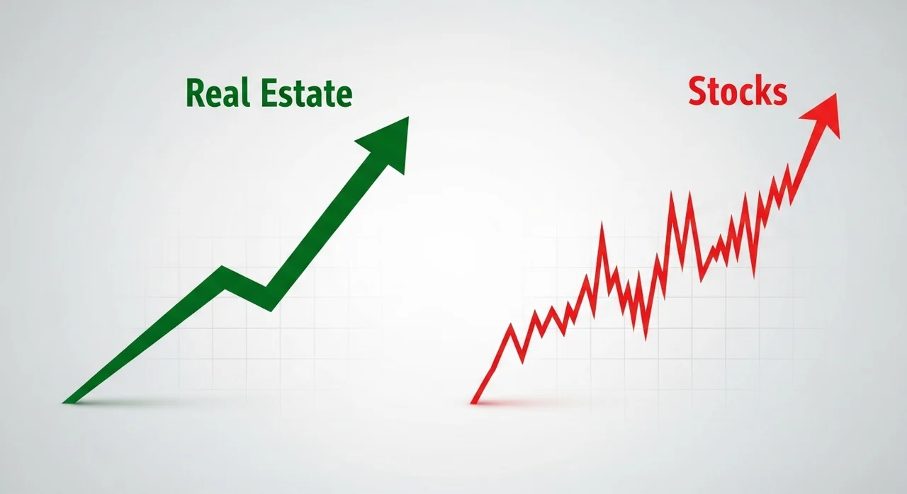 주식 vs 부동산, 왜 부동산이 더 맘 편할까?