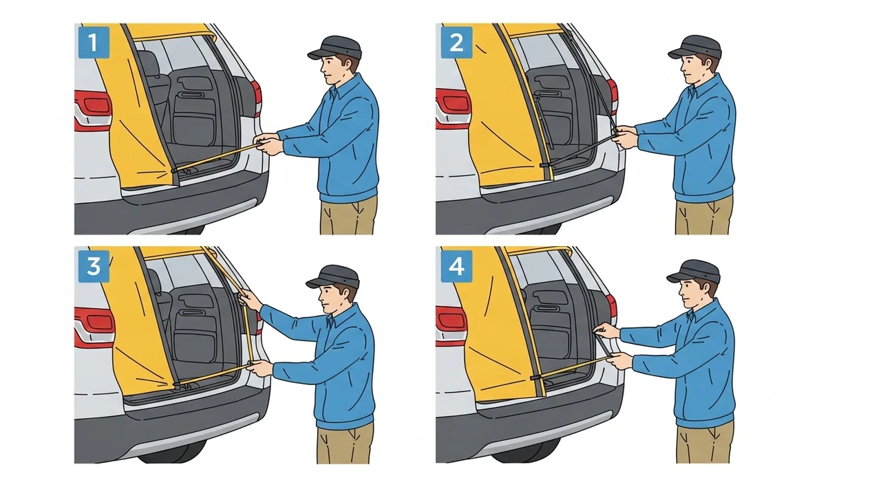 실패 없는 차박 도킹 방법 4단계