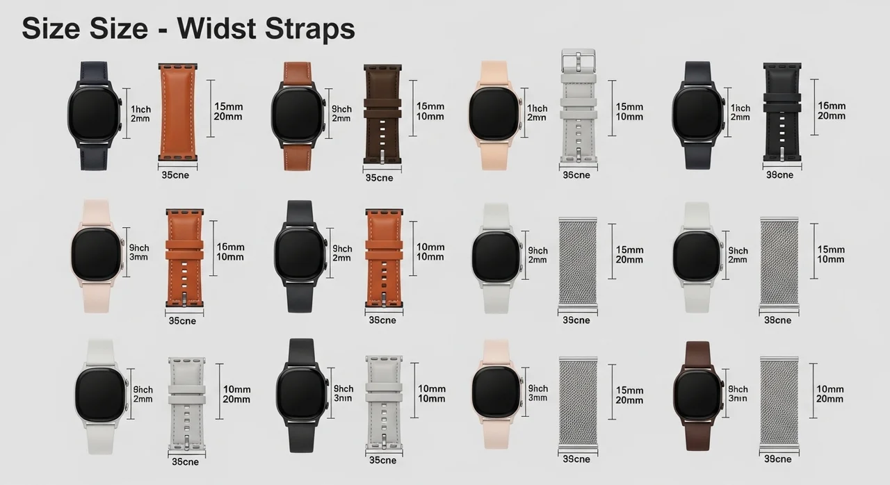 내 워치에 맞는 스트랩 규격 확인하기