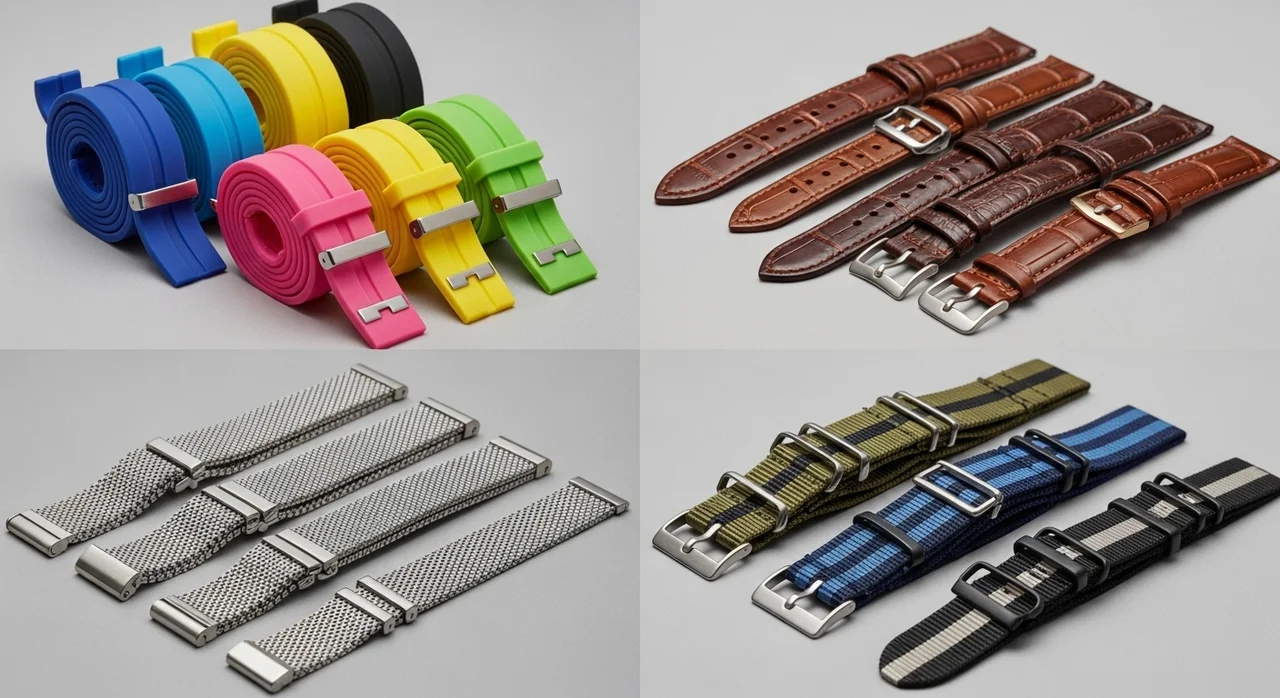 어떤 스트랩을 고를까? 재질별 특징 비교