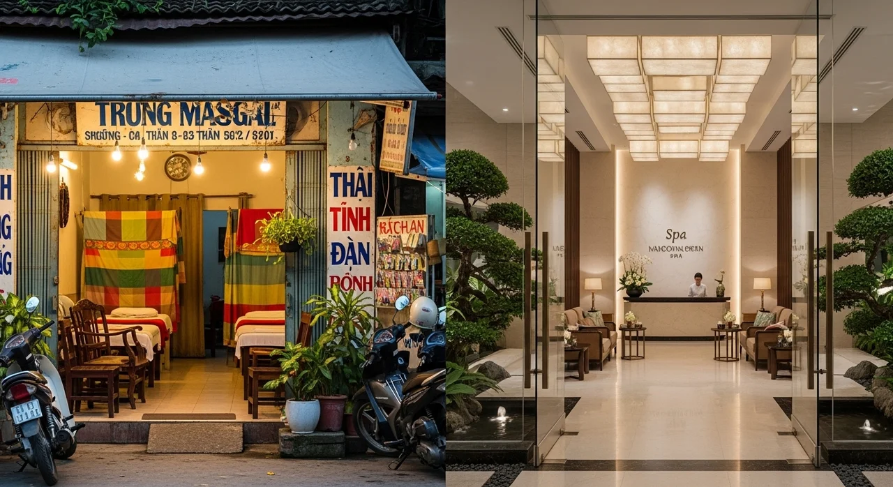 로컬 샵 vs 프리미엄 스파, 팁의 차이가 있을까?