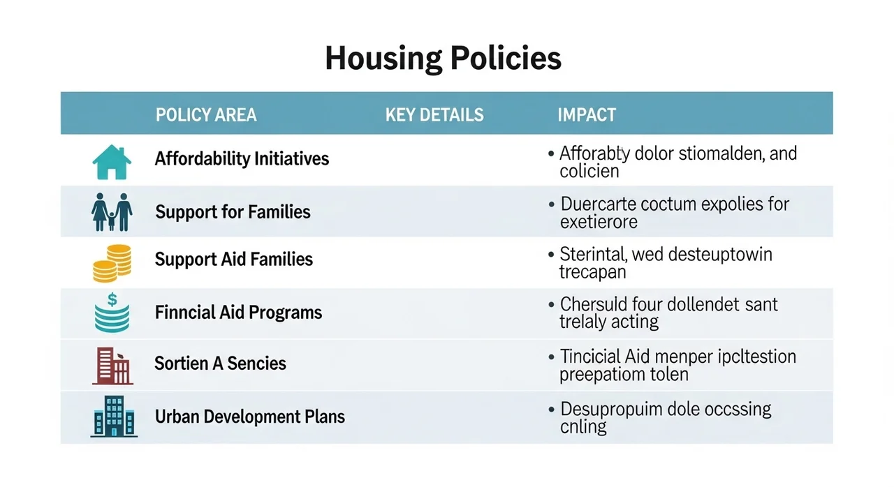 부동산 공약 주요 항목 한눈에 살펴보기
