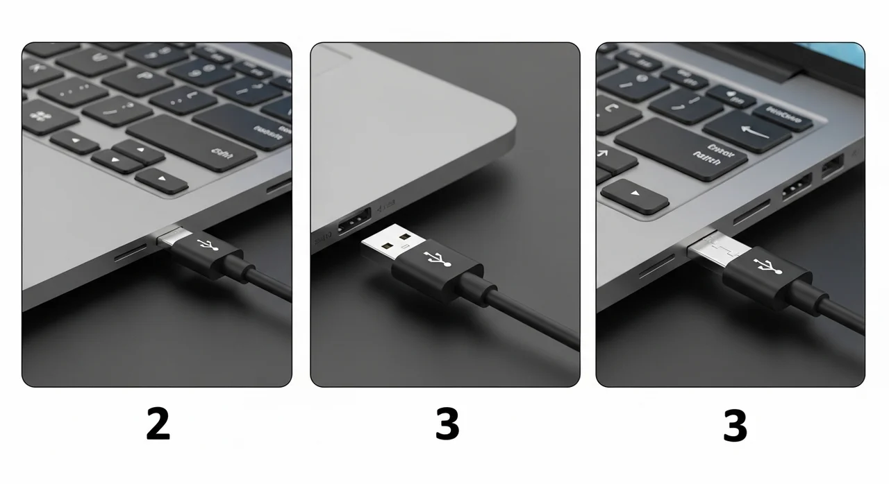 USB 케이블로 윈도우 PC에 사진 옮기는 법