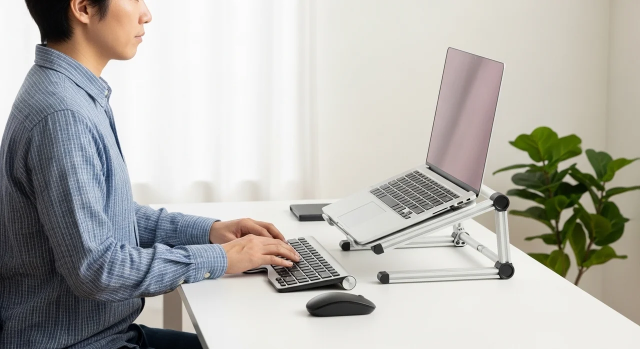 거북목 탈출의 시작, 왜 알루미늄 거치대일까요?