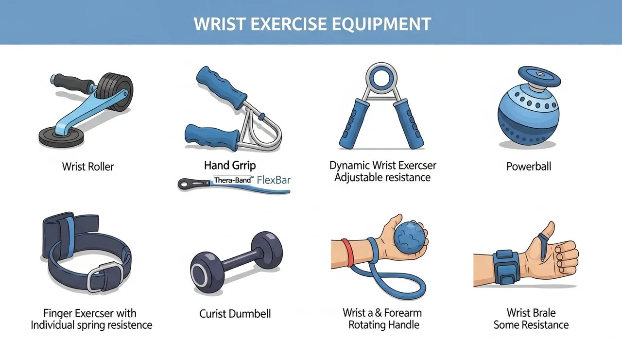 손목 스트레칭 및 강화 기구 종류별 비교