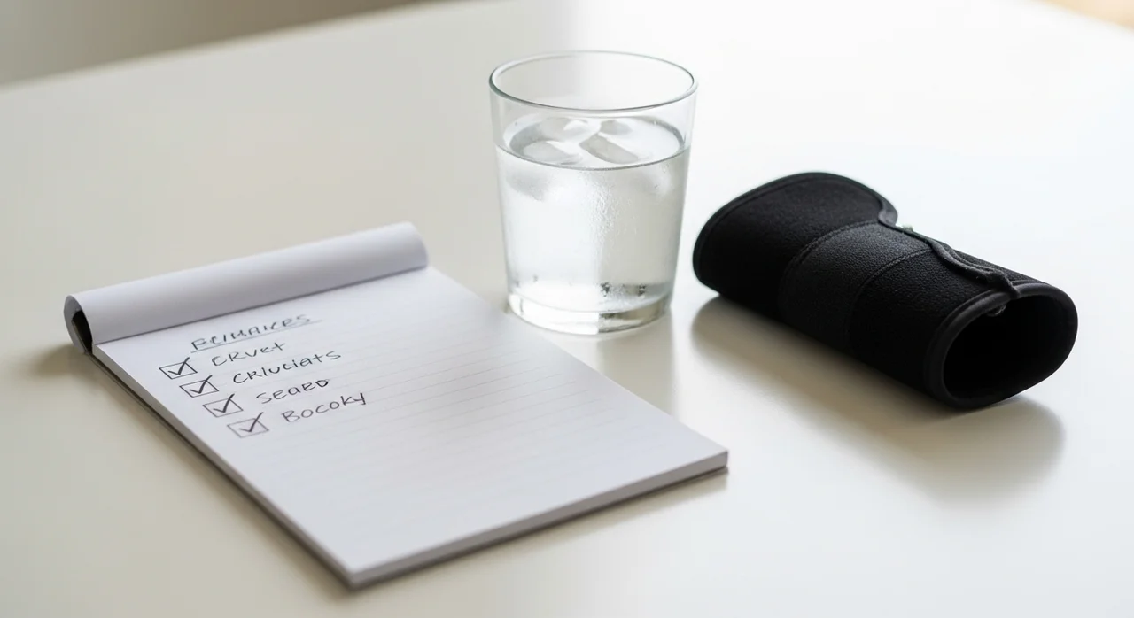 손목 스트레칭 기구 사용 전 체크리스트