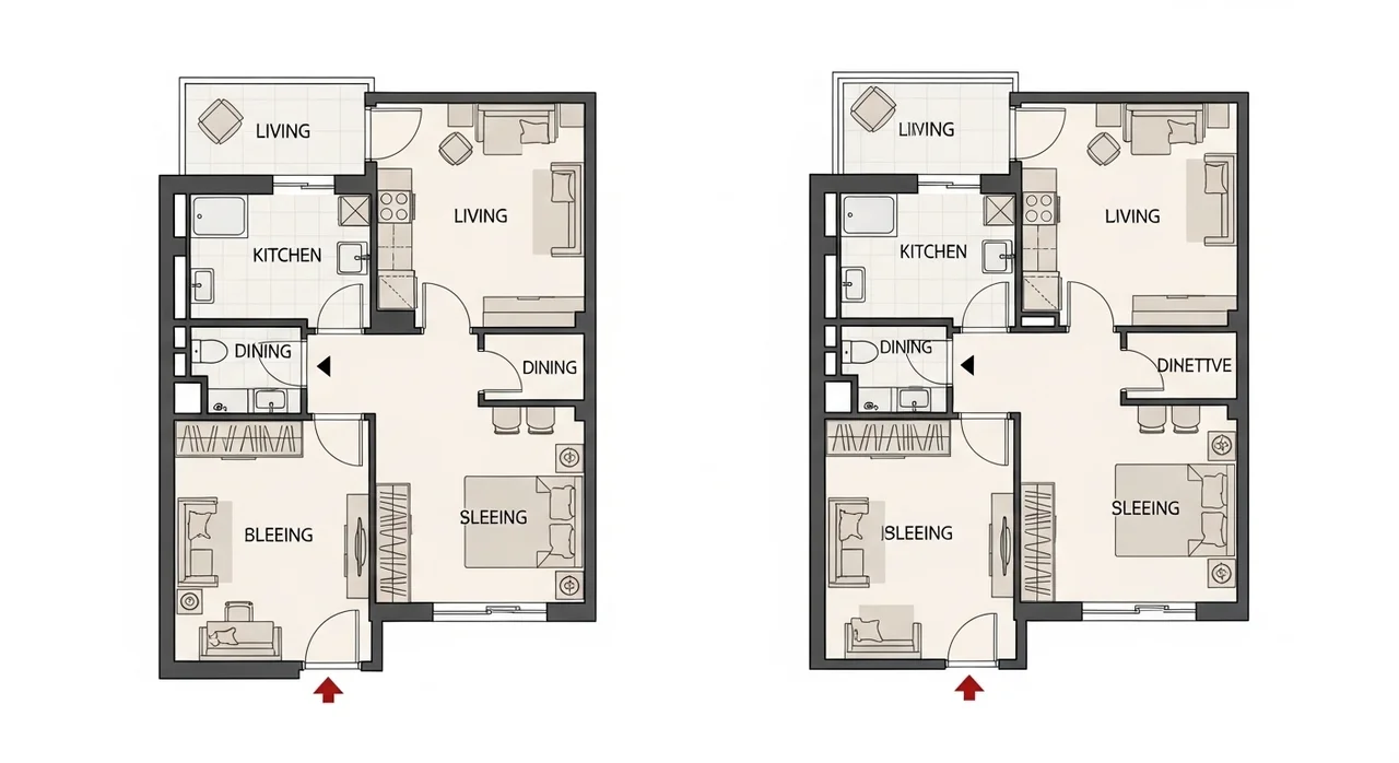 침대와 책상, 어디에 두는 것이 최선일까요?