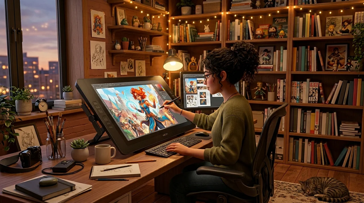 인기 웹툰 작가 인터뷰 요약: 데뷔 비결부터 수익, 작업 루틴까지