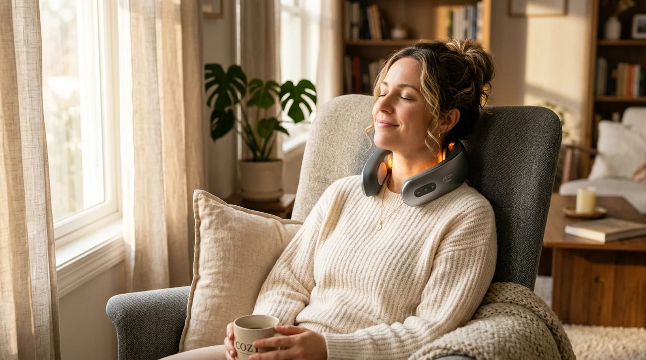 이음전산 카프 미니 무선 마사지기 추천 및 사용 후기: 목 어깨 피로 해결사