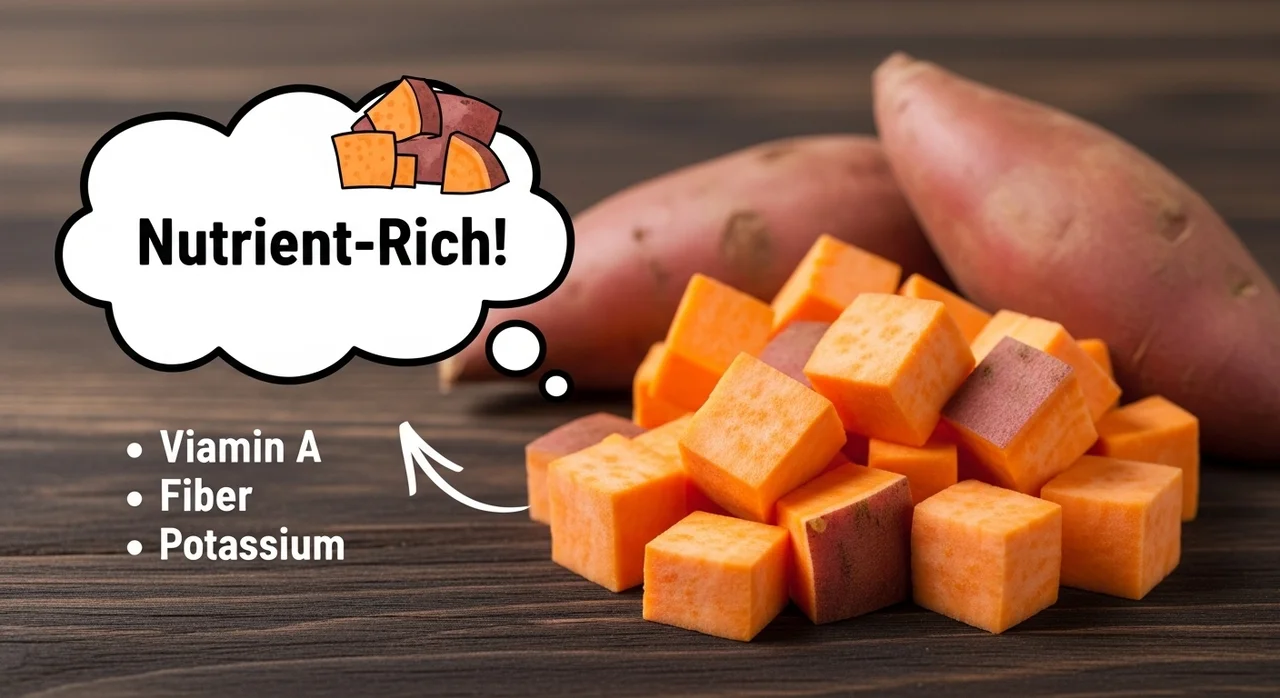 고구마 크기 및 에어프라이어 상태별 설정표