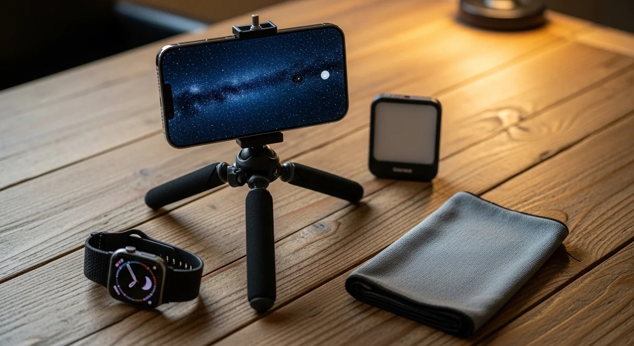 흔들림 없는 야간 촬영을 위한 준비물