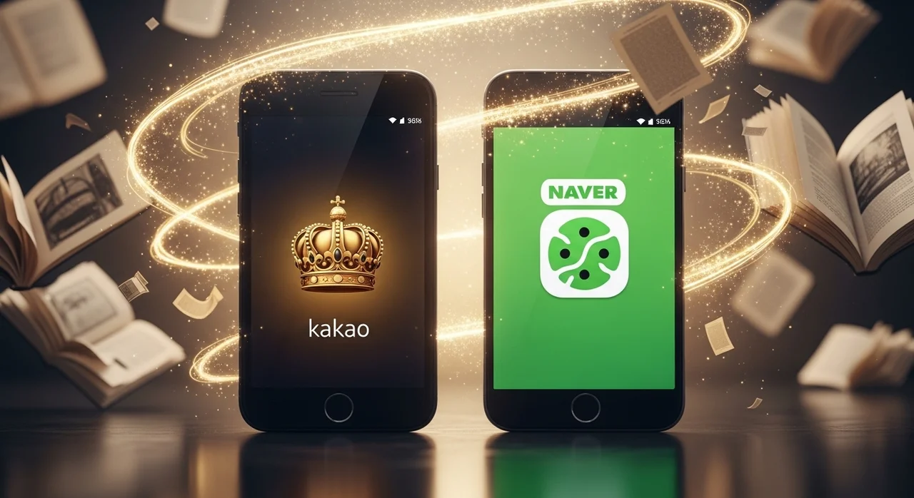 카카오페이지 vs 네이버시리즈: 대중성의 끝판왕