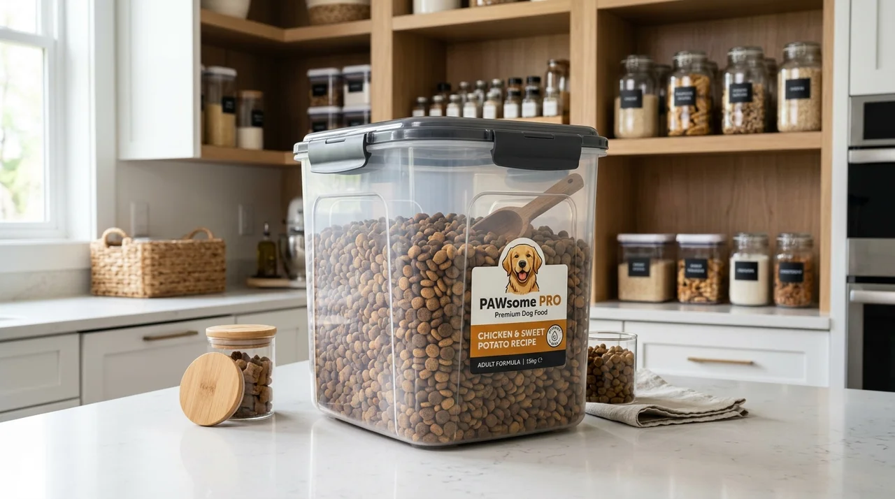 강아지 사료 대용량 보관 방법, 산패 걱정 없는 5가지 꿀팁