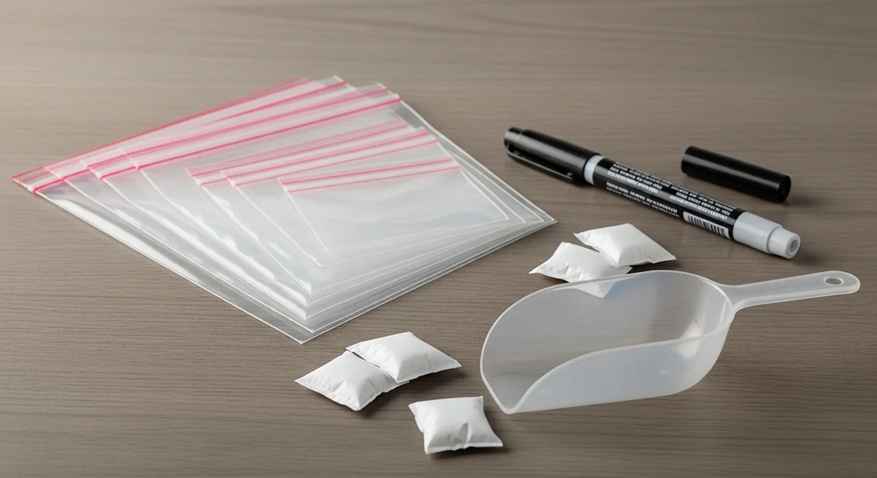 사료 보관 준비물 체크리스트