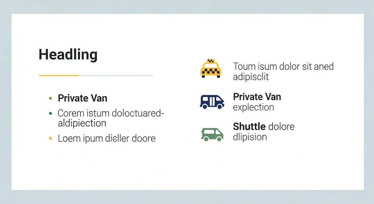 나트랑 공항 픽업 수단별 장단점 및 가격 비교