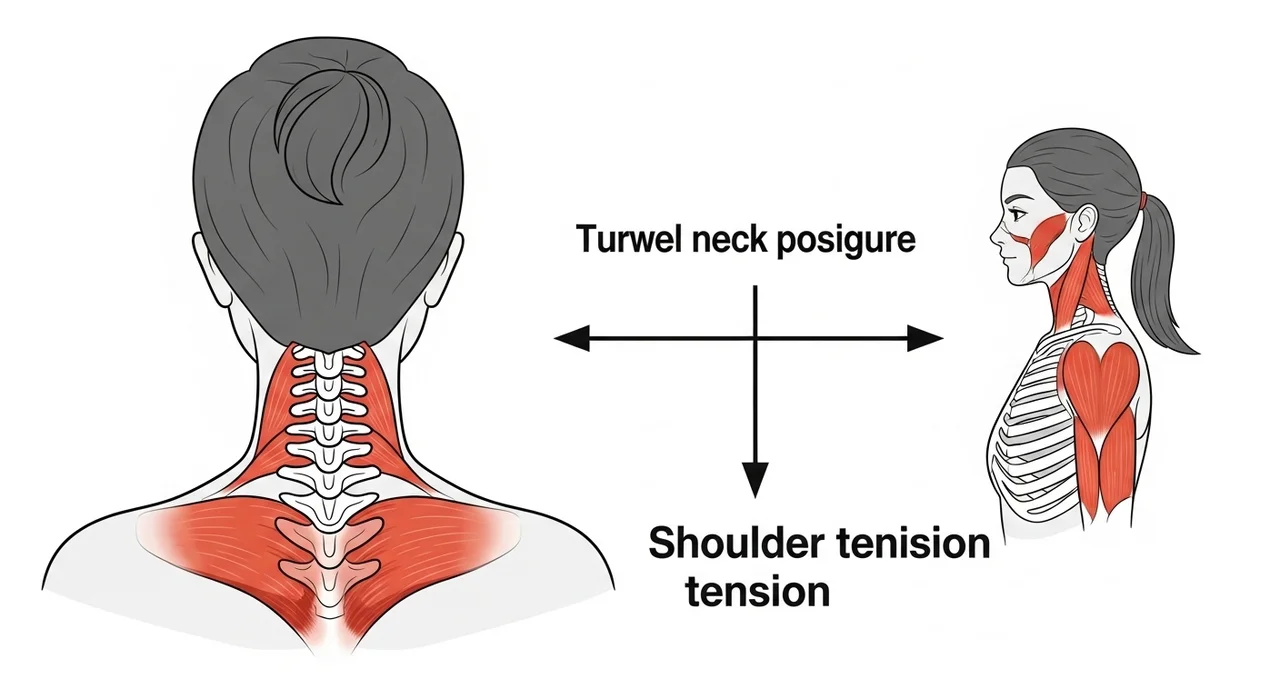 현대인의 고질병, 거북목과 어깨 통증의 관계