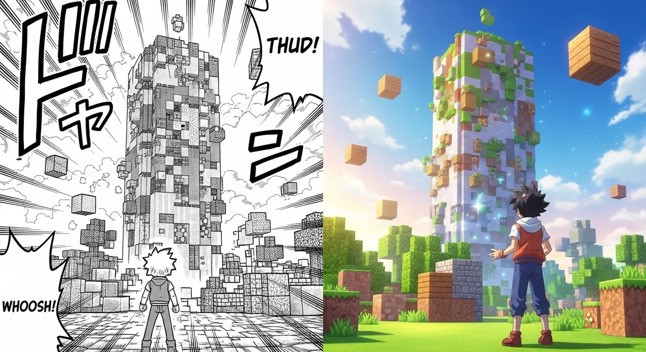 블록나라의 정체와 원작 vs 애니 연출 차이