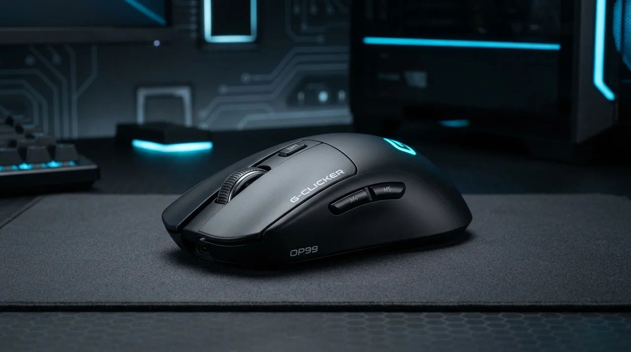 지클릭커 슈퍼히어로 OP99 무소음 무선 게이밍 마우스 후기 및 장단점 정리