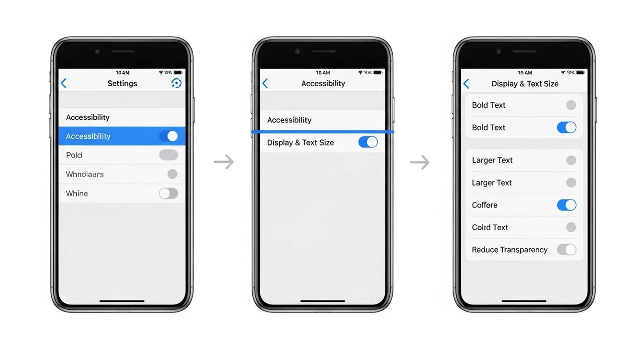 아이폰 화면 밝기 자동 조절 해제 4단계 가이드