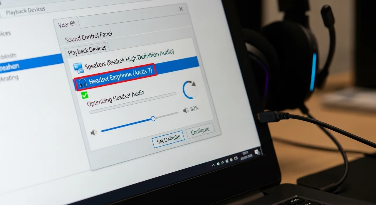 헤드셋 초기 설정 및 최적화 방법