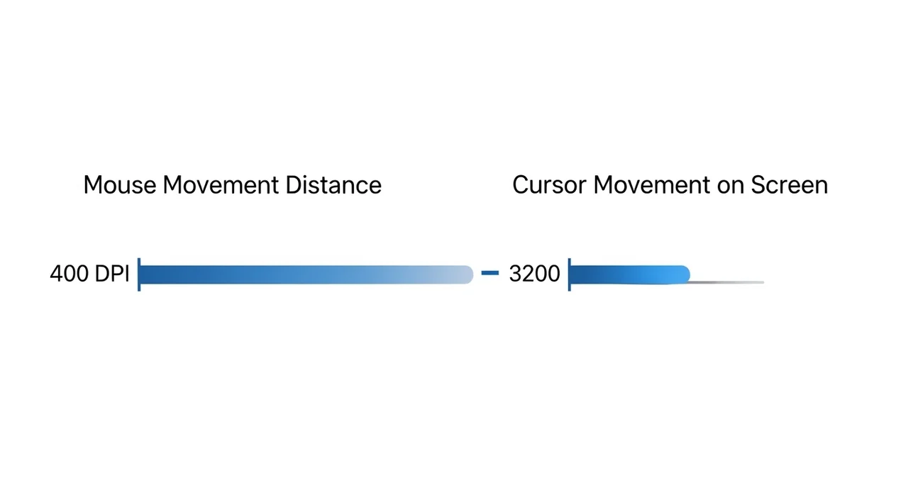 내 마우스 속도는 얼마? DPI 수치별 특징 요약