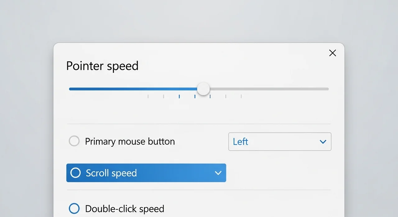 윈도우에서 마우스 감도 조절하는 3단계 방법