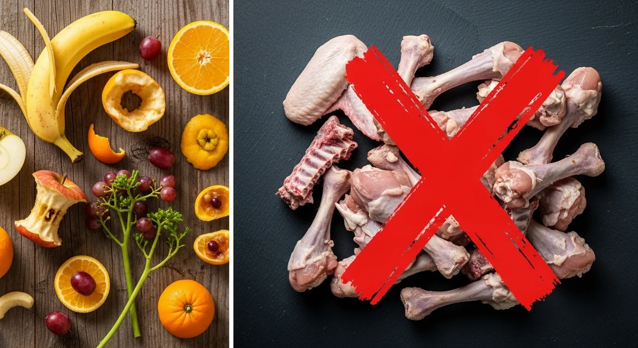 음식물 쓰레기 vs 일반 쓰레기, 헷갈리지 마세요!