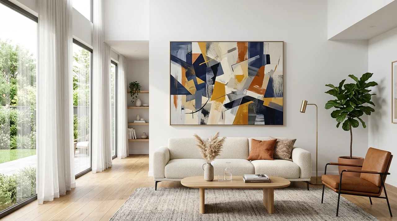 거실 인테리어 팁: 액자 하나로 분위기 바꾸는 가이드 및 배치법