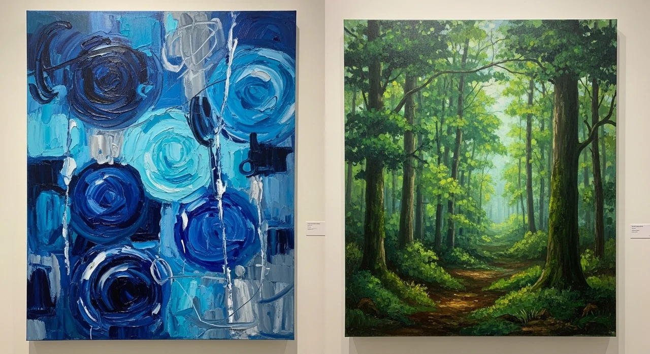 추상화 vs 풍경화, 당신의 선택은?