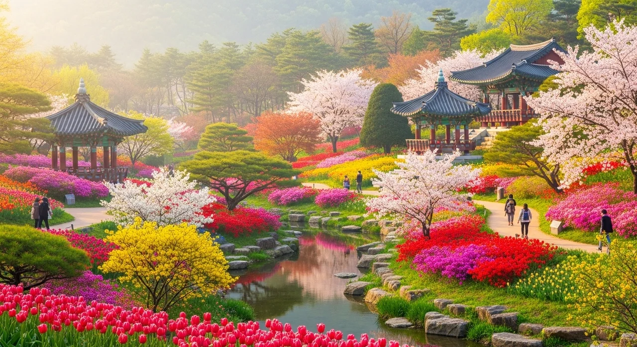 가평 당일치기: 꽃들의 향연과 숲속 산책