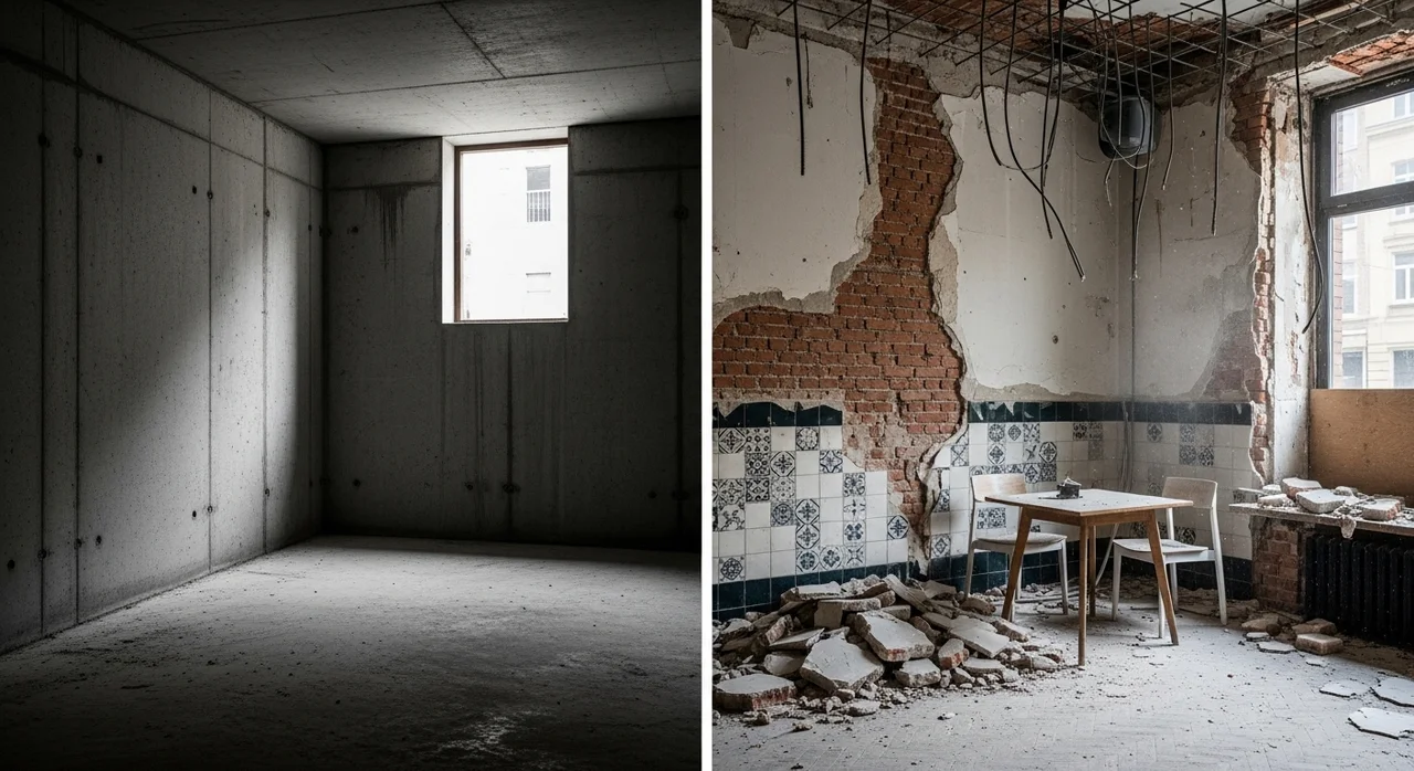 원상복구와 리모델링 철거의 차이점