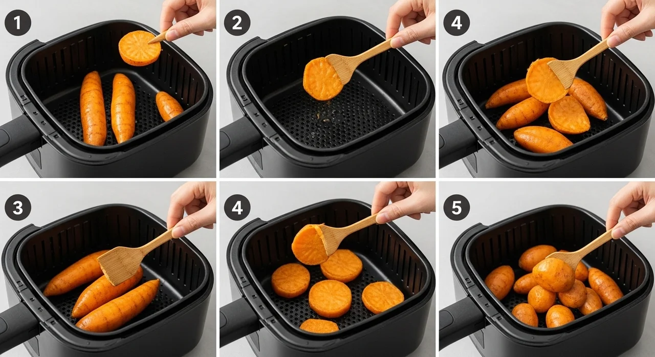 실패 없는 에어프라이어 꿀고구마 레시피