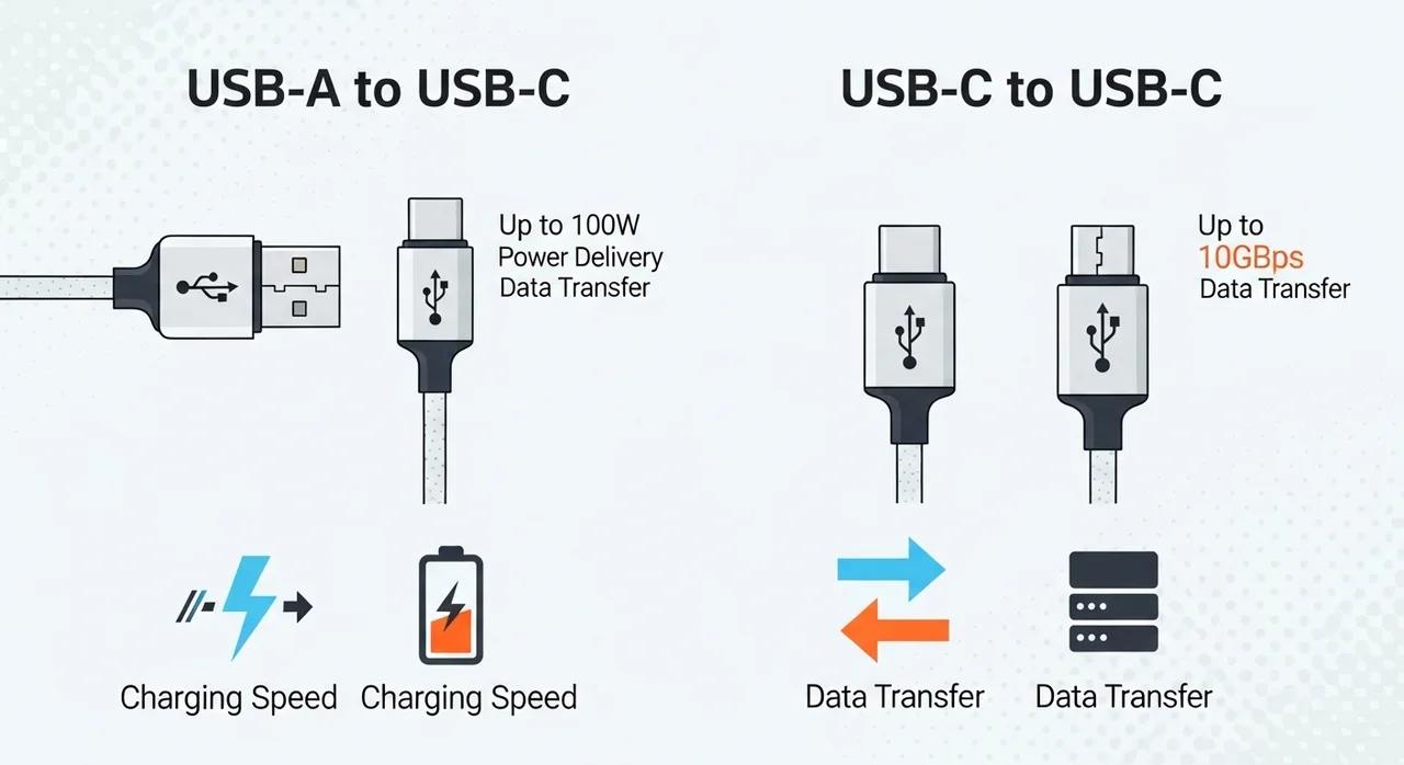 한눈에 비교하는 듀얼센스 케이블 규격