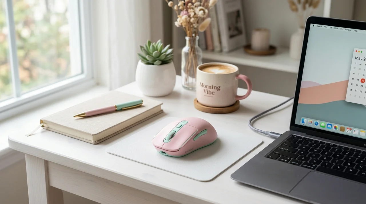 지클릭커 움직이는 마카롱 무소음 마우스 후기: 가성비 디자인 다 잡은 추천템