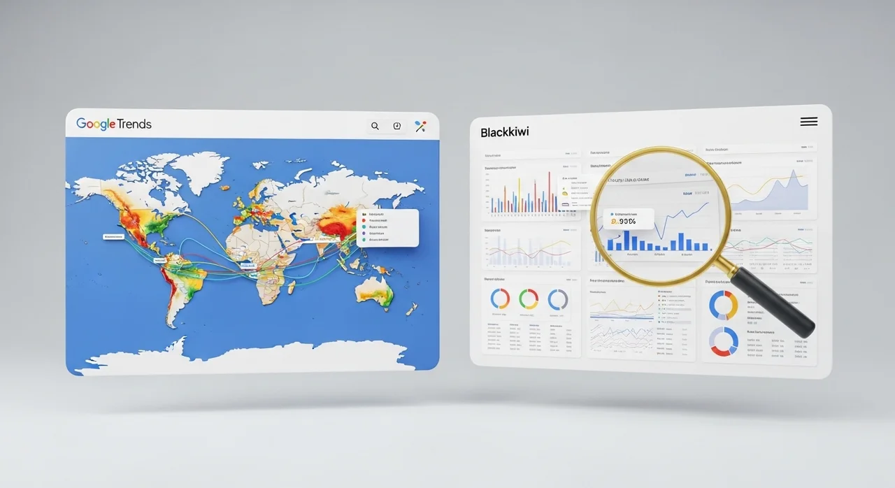 구글 트렌드 vs 블랙키위, 어떤 상황에 써야 할까?