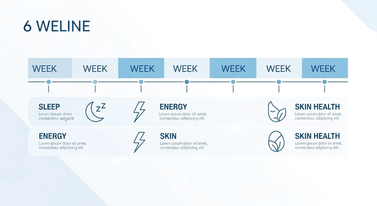한눈에 보는 NMN 섭취 주차별 기대 변화 리포트