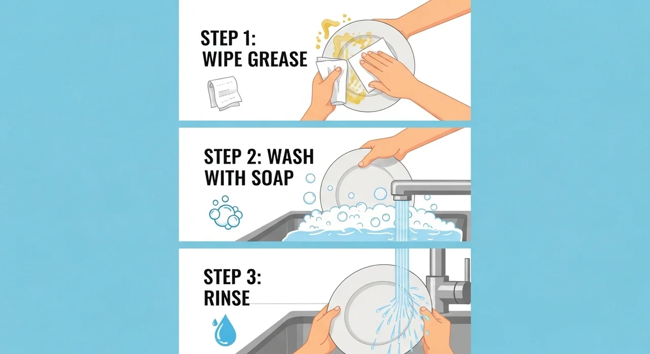 잔류 성분 0%를 만드는 기적의 3단계 세척법