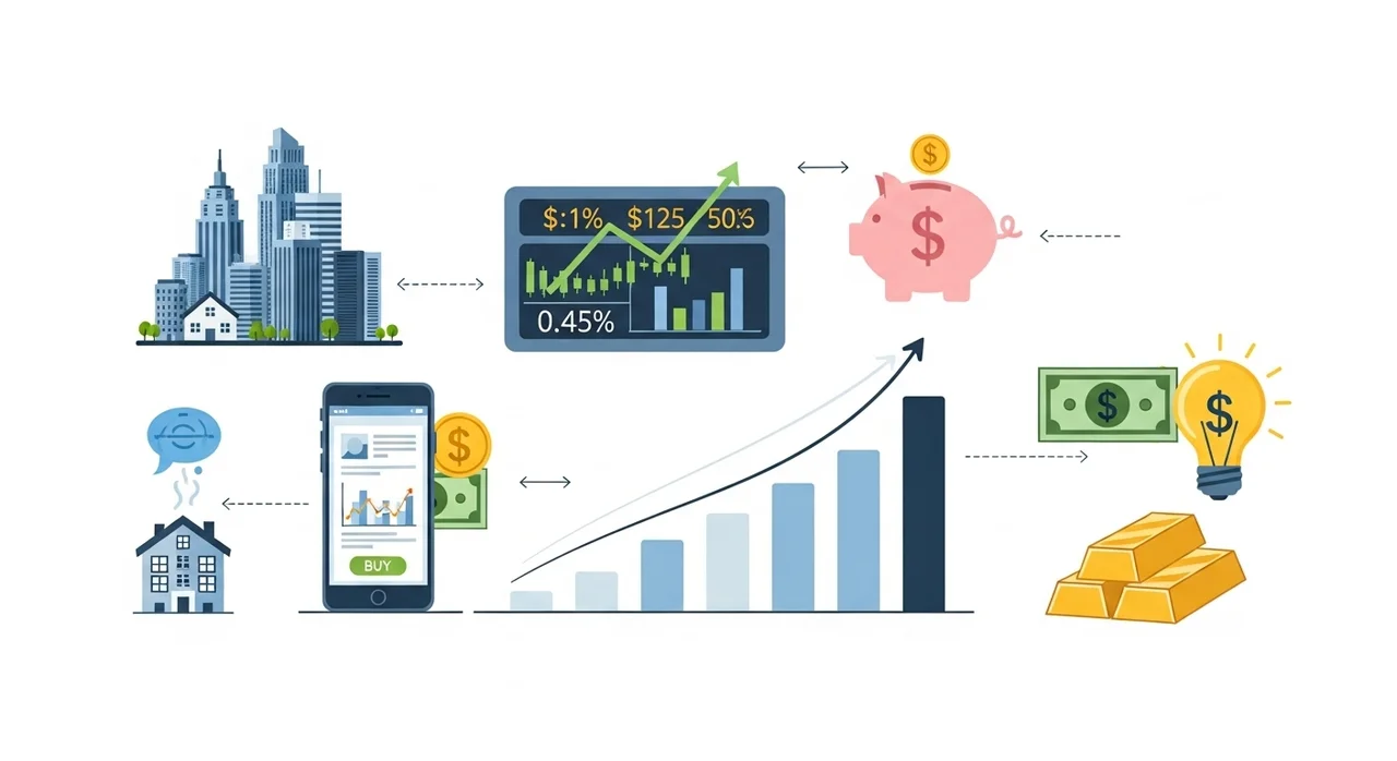한눈에 보는 소액 재테크 유형별 비교