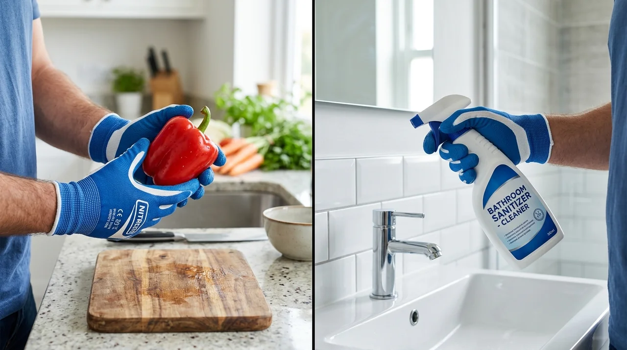 니트릴 장갑 요리용 청소용 구분법, 3가지 핵심 차이점과 구매 꿀팁