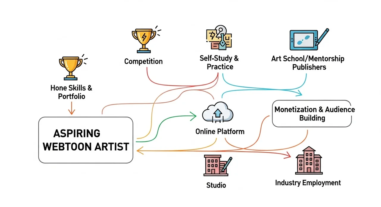 성공적인 데뷔를 위한 4단계 전략 경로