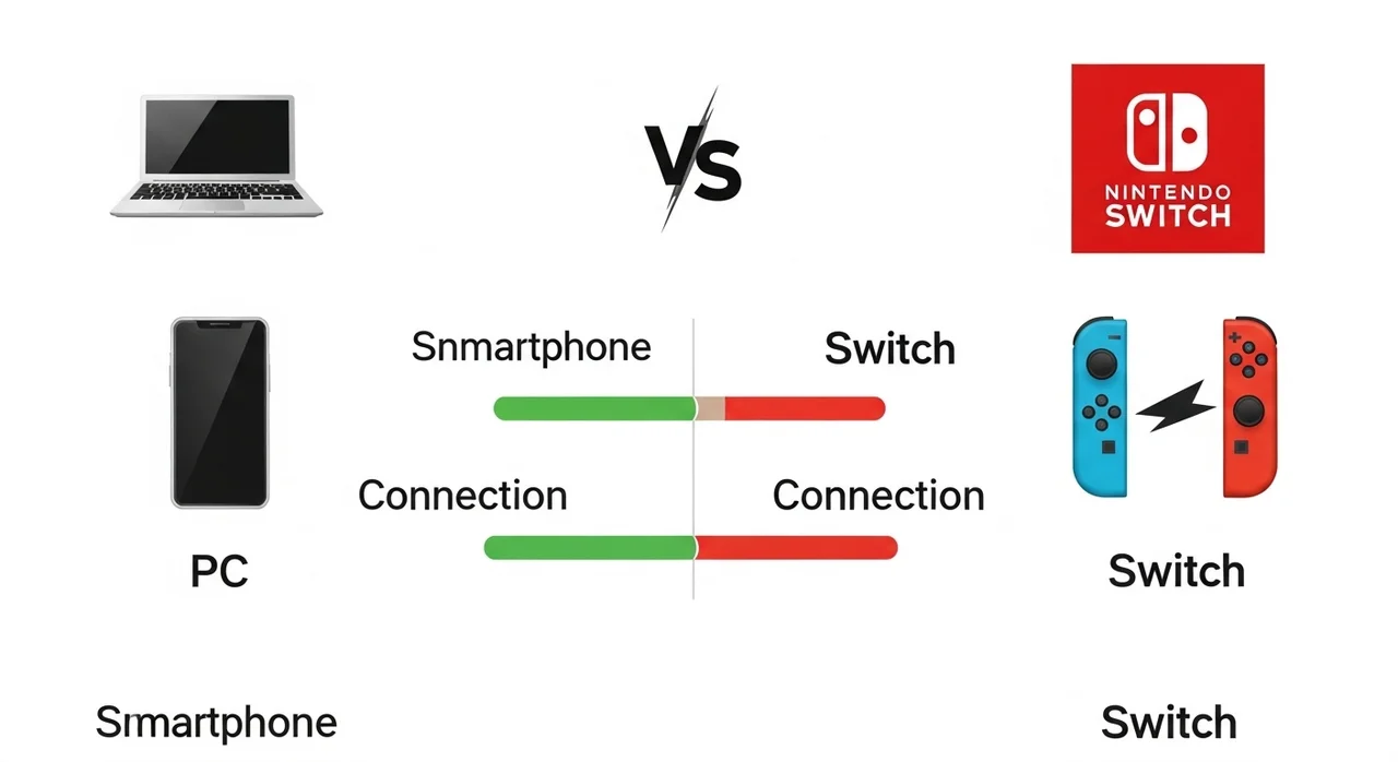 기기별 연결 모드 한눈에 비교하기