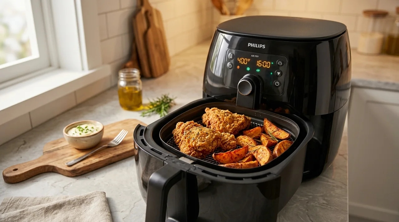 에어프라이어 요리 실패 없는 온도 설정 및 메뉴별 황금 시간 가이드