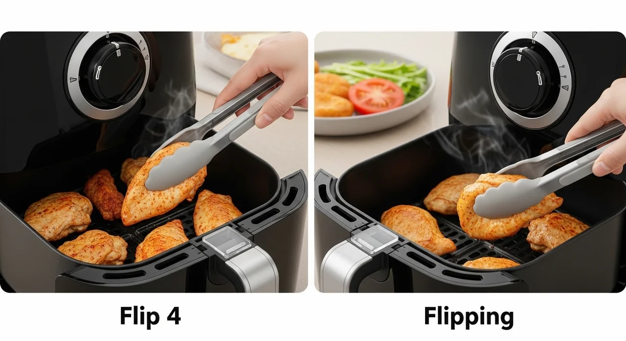 최고의 맛을 내는 에어프라이어 4단계 조리법