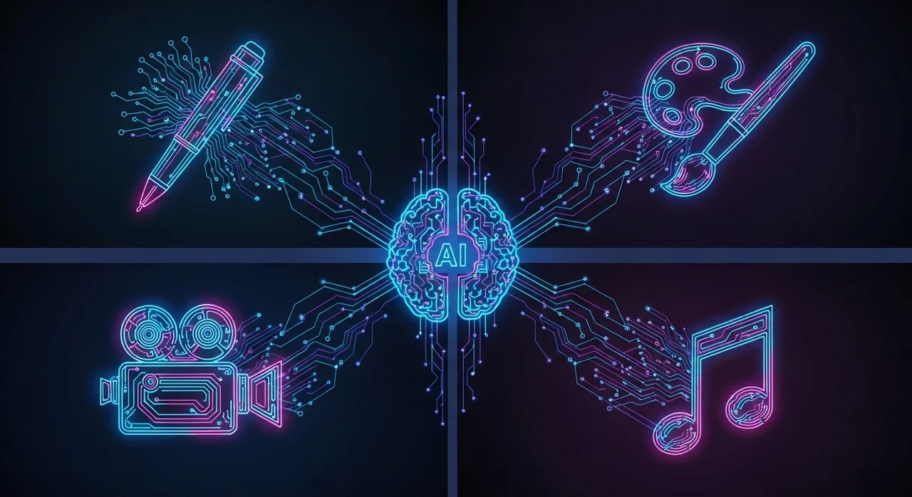 주요 분야별 AI 콘텐츠 제작의 변화 양상