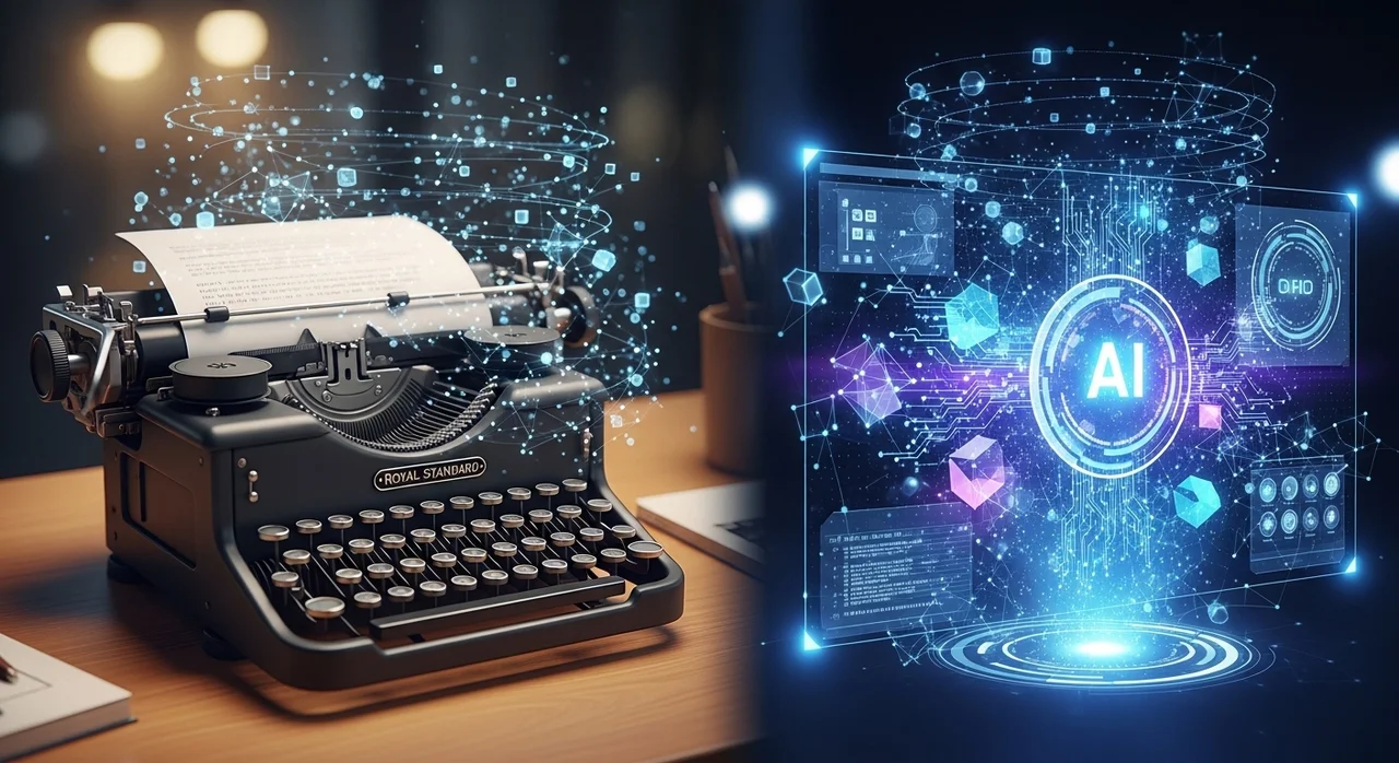 전통적 방식 vs AI 기반 제작 방식 비교